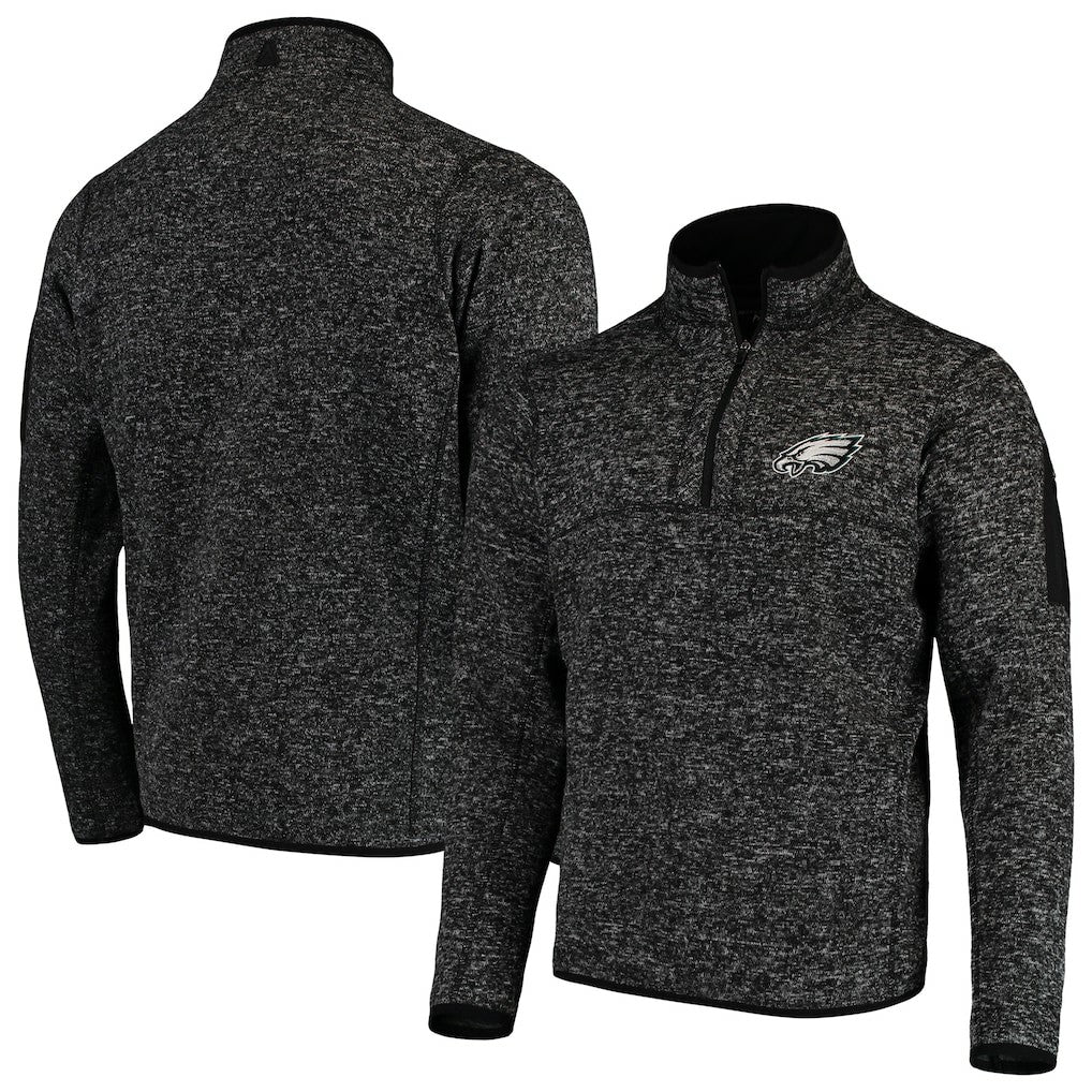 Philadelphia Eagles Antigua Fortune Quarter-Zip Pullover Jacket | NFL US