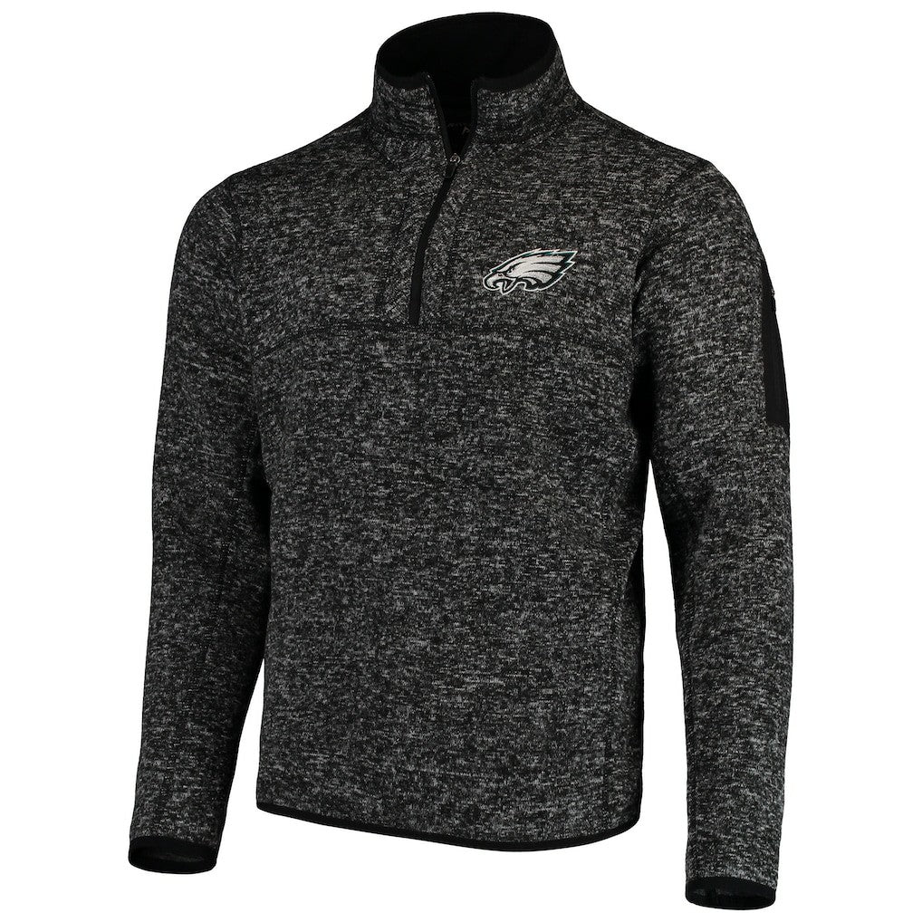 Philadelphia Eagles Antigua Fortune Quarter-Zip Pullover Jacket | NFL US