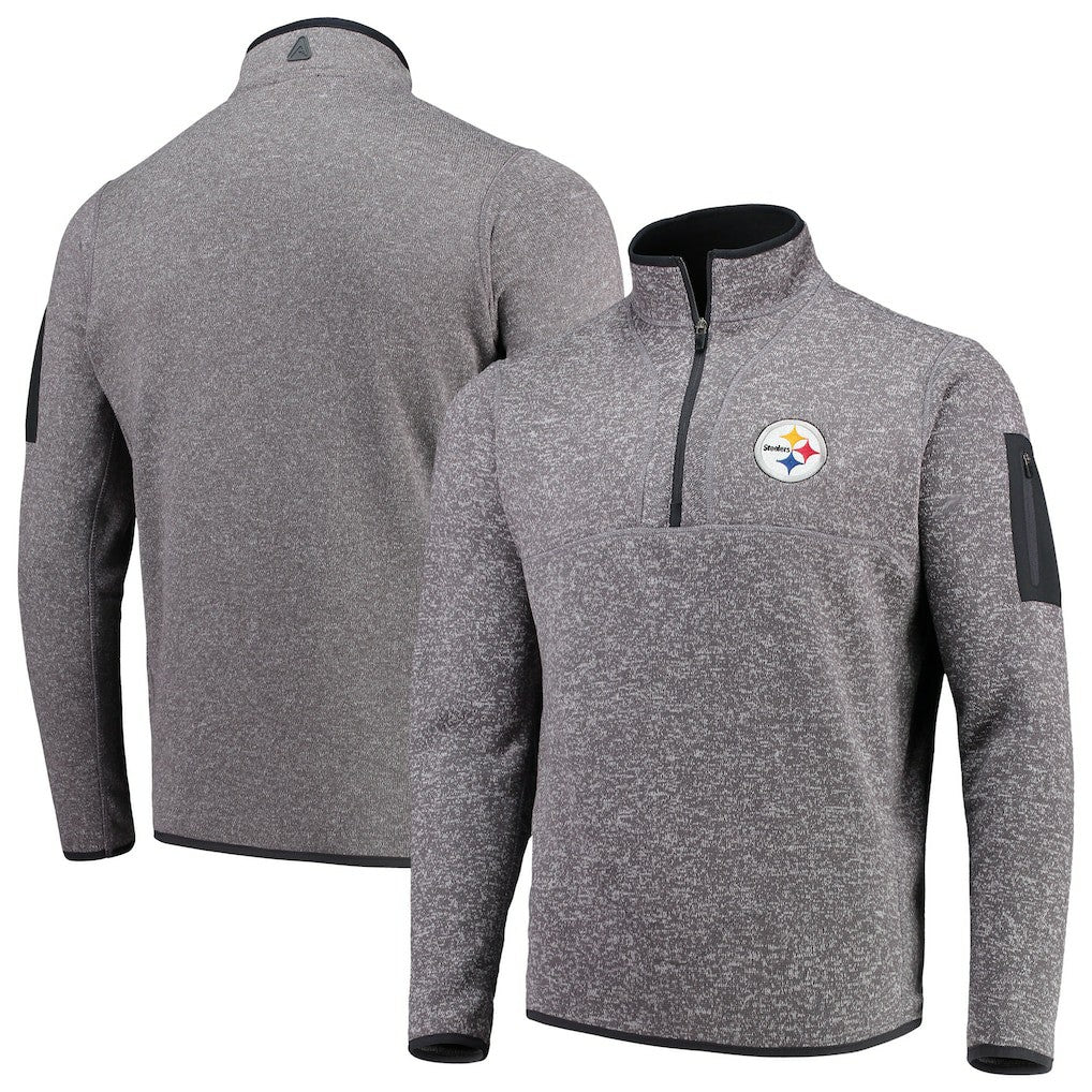 Pittsburgh Steelers Antigua Fortune Quarter-Zip Pullover Jacket | NFL Hot
