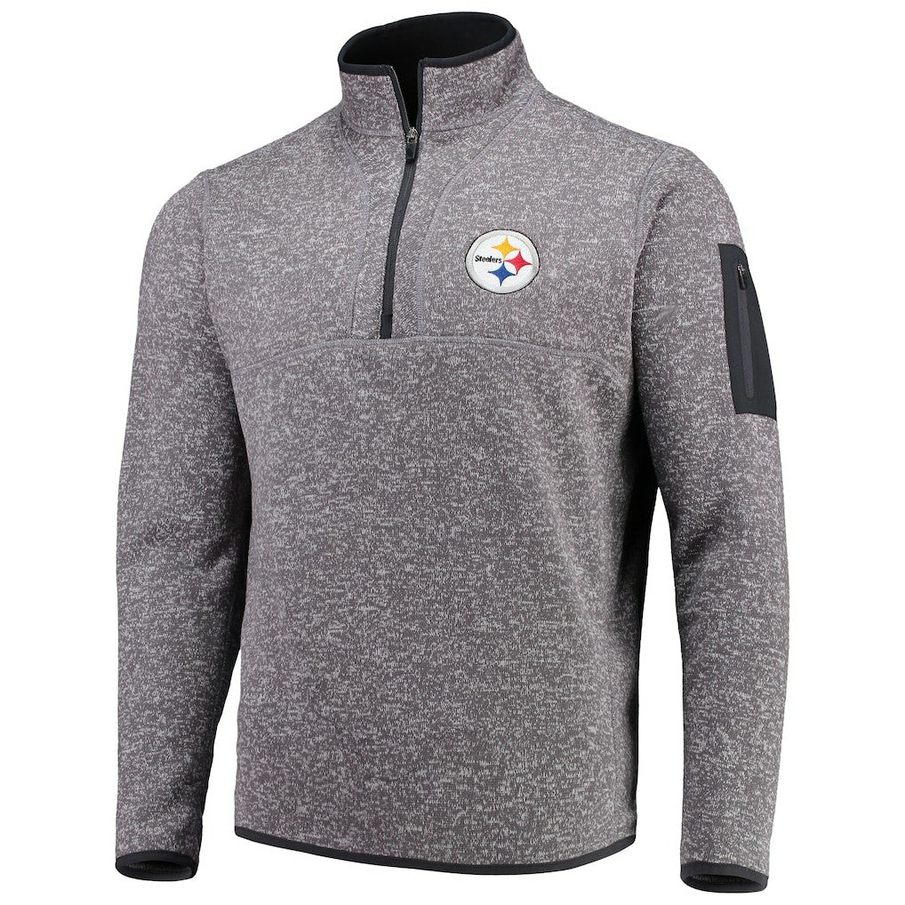 Pittsburgh Steelers Antigua Fortune Quarter-Zip Pullover Jacket | NFL Hot