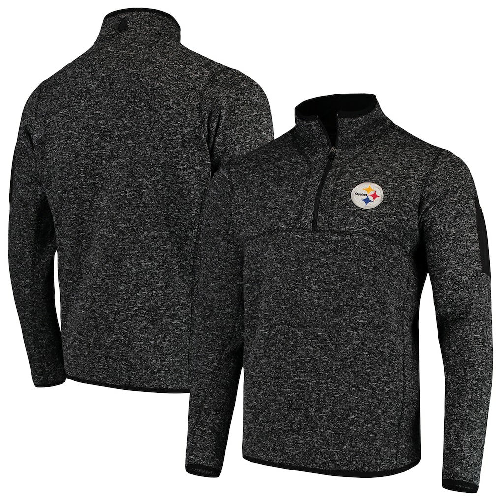 Pittsburgh Steelers Antigua Fortune Quarter-Zip Pullover Jacket | NFL Online