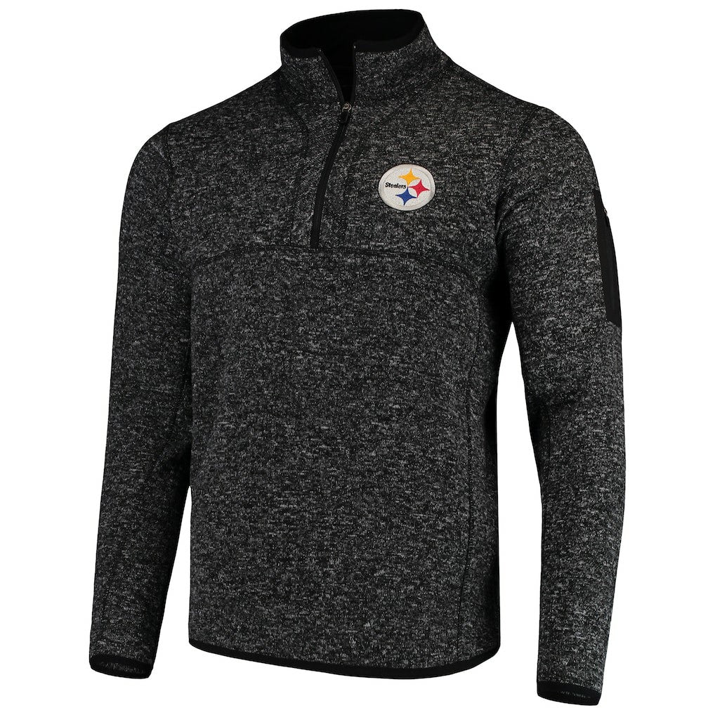 Pittsburgh Steelers Antigua Fortune Quarter-Zip Pullover Jacket | NFL Online