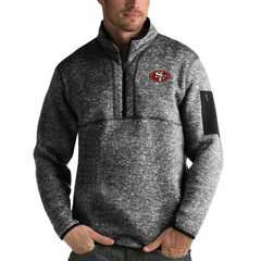 San Francisco 49ers Antigua Fortune Quarter-Zip Pullover Jacket | NFL US