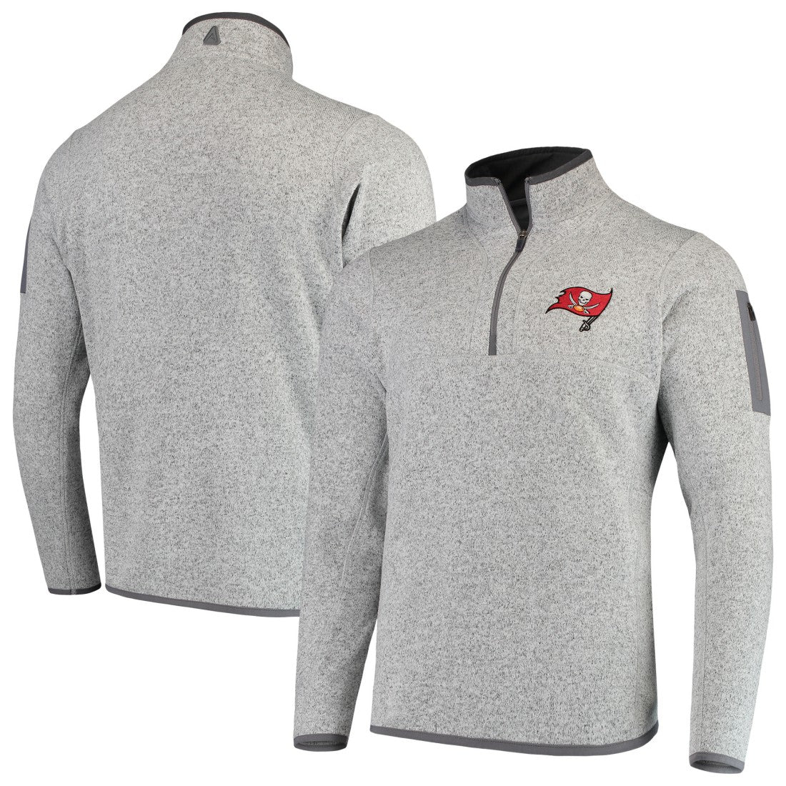 Tampa Bay Buccaneers Antigua Fortune Quarter-Zip Pullover Jacket | NFL Online