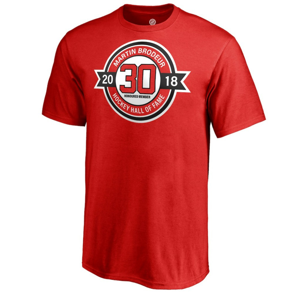 Martin Brodeur New Jersey Devils Fanatics Youth Hall of Fame T-Shirt -  NHL T-shirts