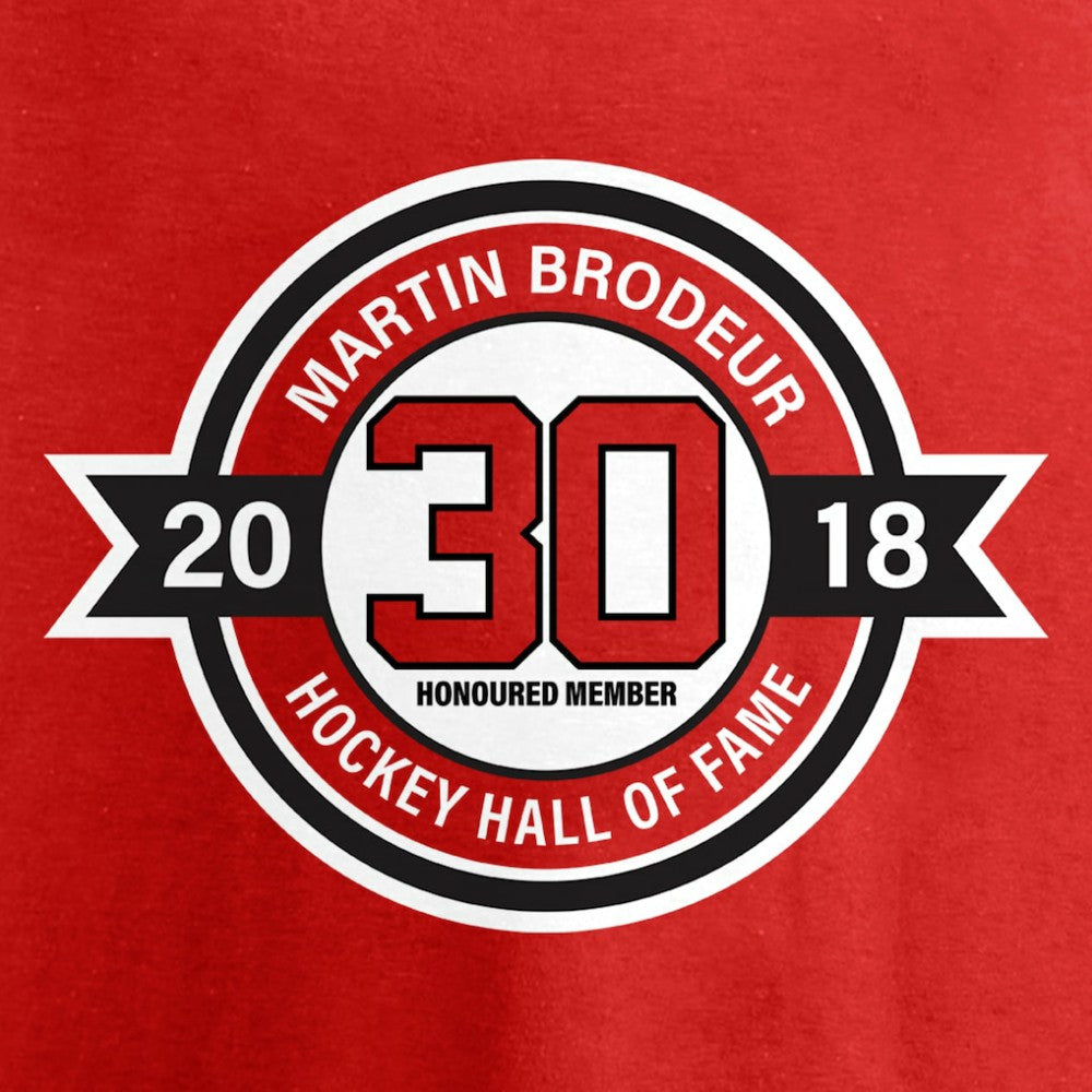 Martin Brodeur New Jersey Devils Fanatics Youth Hall of Fame T-Shirt -  NHL T-shirts