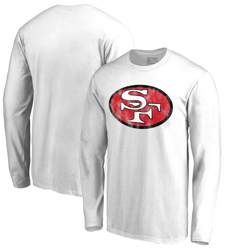 San Francisco 49ers Throwback Logo Long Sleeve T-shirt | NFL US