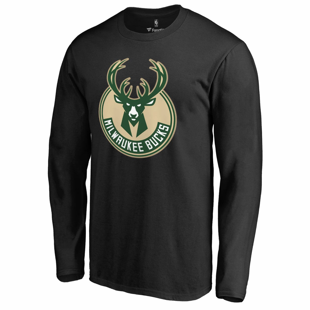Black Giannis Antetokounmpo Milwaukee Bucks Team Backer Name & Number Long Sleeve T-Shirt | NBA