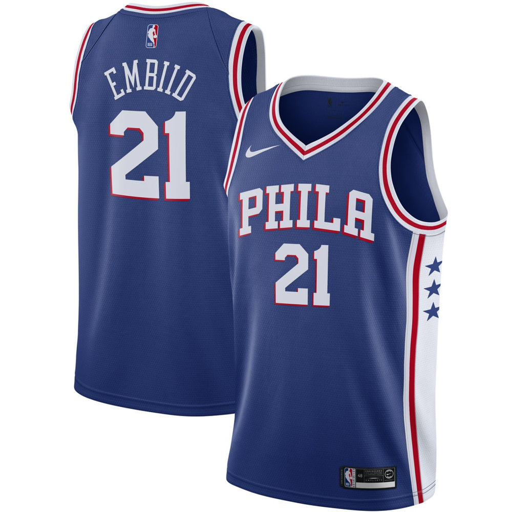 Royal Joel Embiid Philadelphia 76ers 2019/2020 Swingman Jersey | NBA