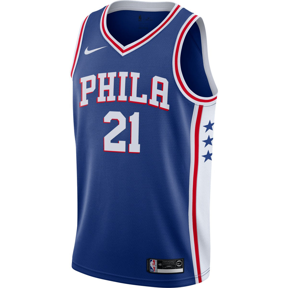 Royal Joel Embiid Philadelphia 76ers 2019/2020 Swingman Jersey | NBA