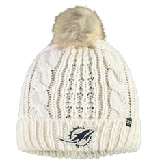 Miami Dolphins '47 Women's Meeko Cuffed Knit Hat With Pom | NFL Sale
