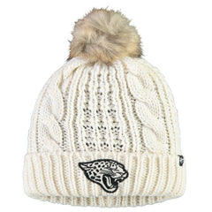 Jacksonville Jaguars '47 Women's Meeko Cuffed Knit Hat With Pom | NFL Outlet