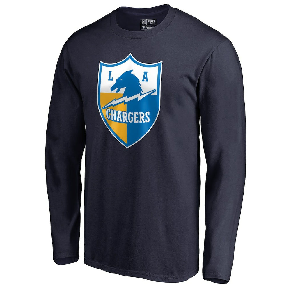 Los Angeles Chargers Vintage Shield Logo Long Sleeve T-Shirt | NFL Online