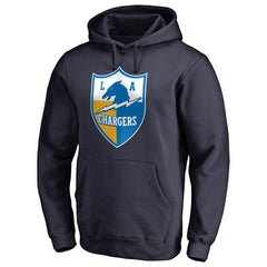 Los Angeles Chargers Vintage Shield Logo Pullover Hoodie | NFL Outlet