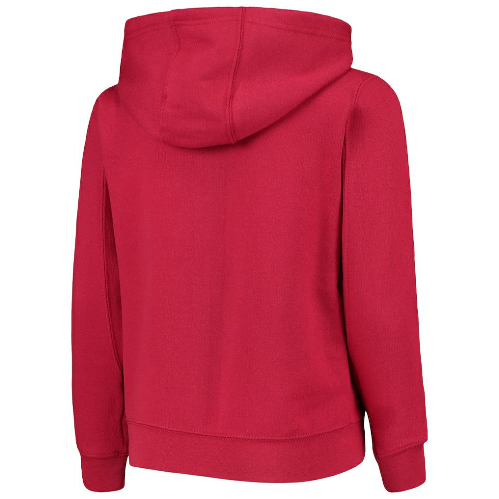 Washington Nationals Youth Team Color Wordmark Full-Zip Hoodie - MLB Hoodies