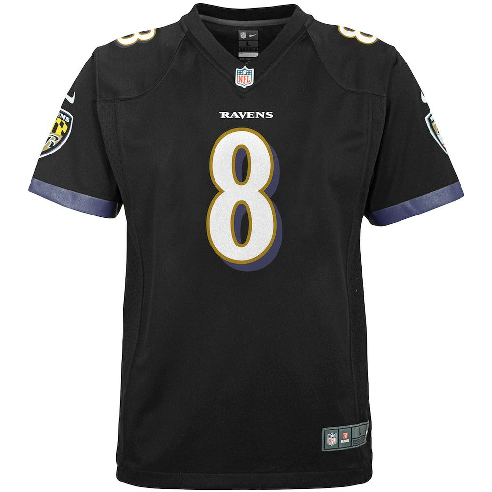 Baltimore Ravens Lamar Jackson  Youth Game Jersey | NFL Outlet