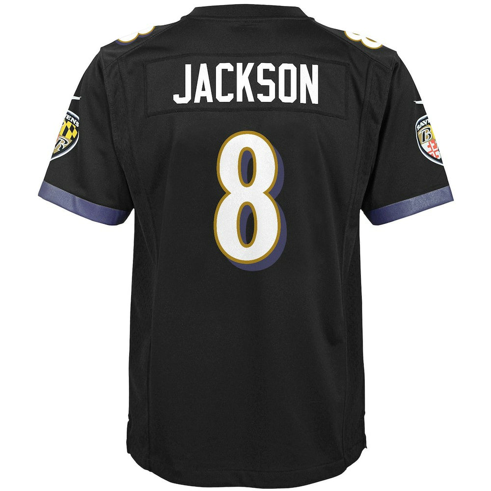 Baltimore Ravens Lamar Jackson  Youth Game Jersey | NFL Outlet