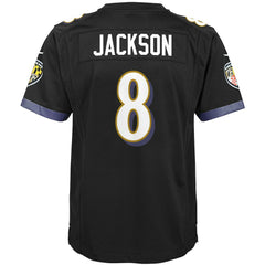 Baltimore Ravens Lamar Jackson  Youth Game Jersey | NFL Outlet