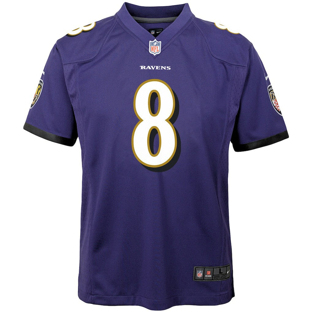 Baltimore Ravens Lamar Jackson  Youth Game Jersey | NFL Online