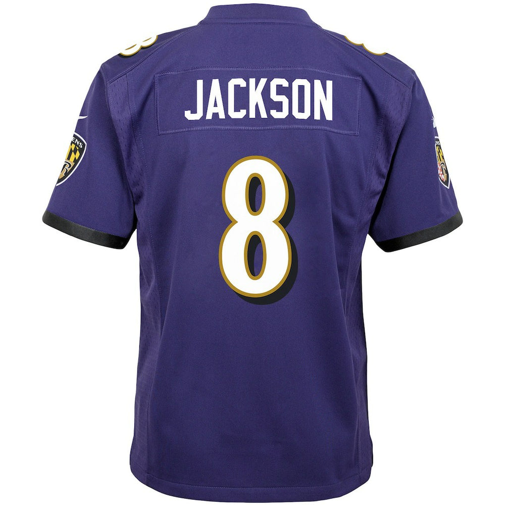 Baltimore Ravens Lamar Jackson  Youth Game Jersey | NFL Online