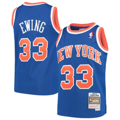 Blue Patrick Ewing New York Knicks Youth Hardwood Classics Swingman Throwback Jersey | NBA