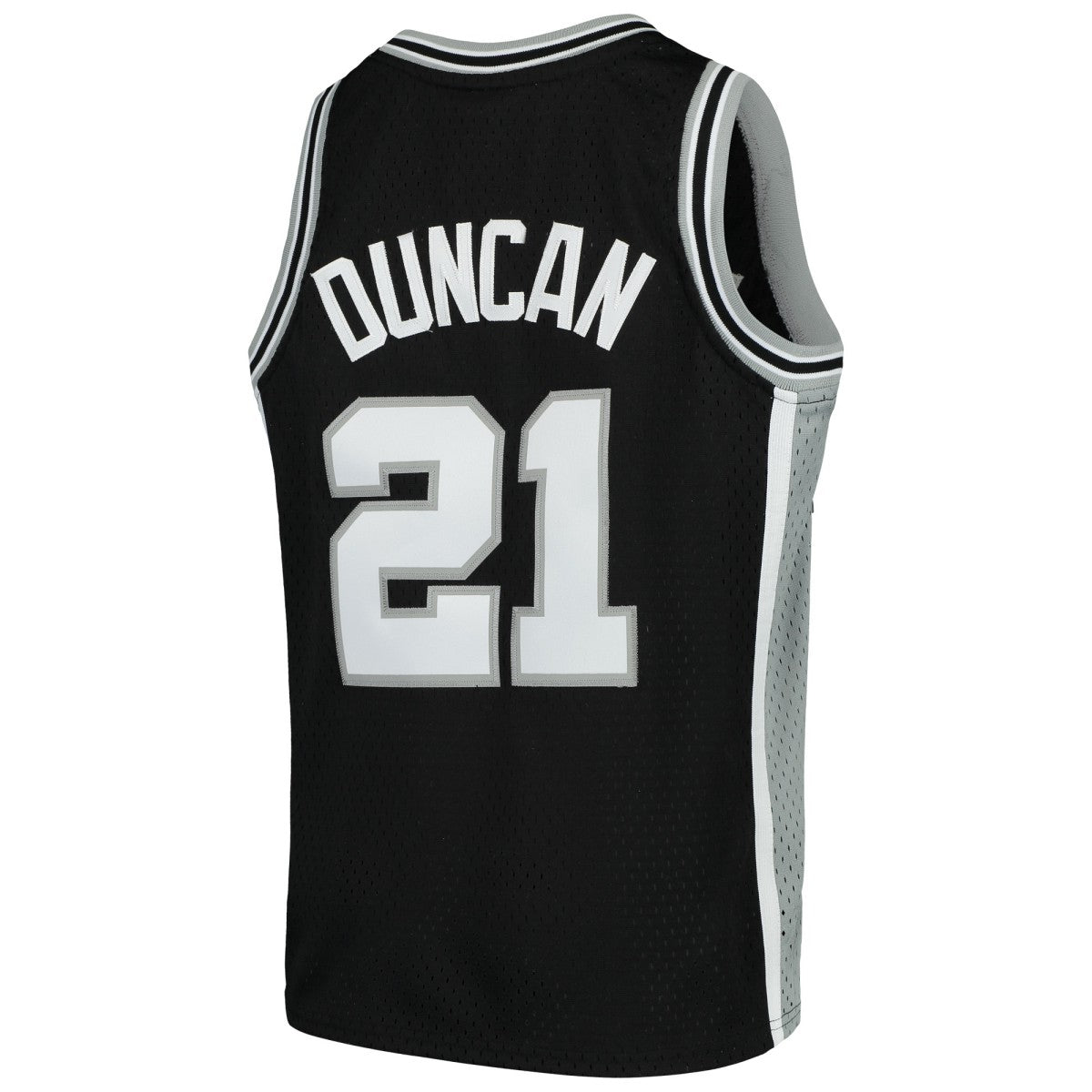 Black Tim Duncan San Antonio Spurs Youth Swingman Throwback Jersey | NBA