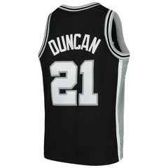 Black Tim Duncan San Antonio Spurs Youth Swingman Throwback Jersey | NBA