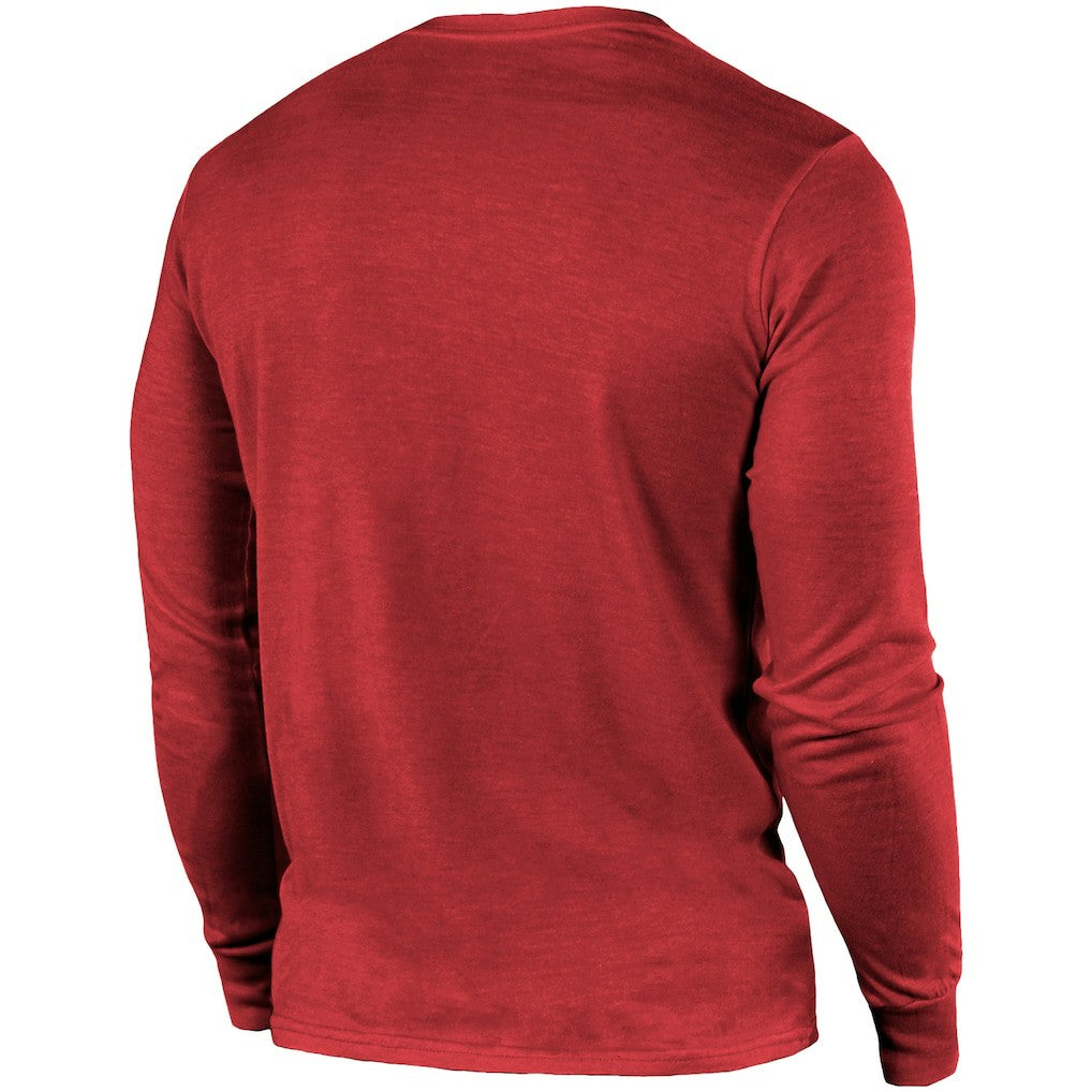 Arizona Cardinals Majestic Threads Lockup Tri-Blend Long Sleeve T-Shirt | NFL Discount