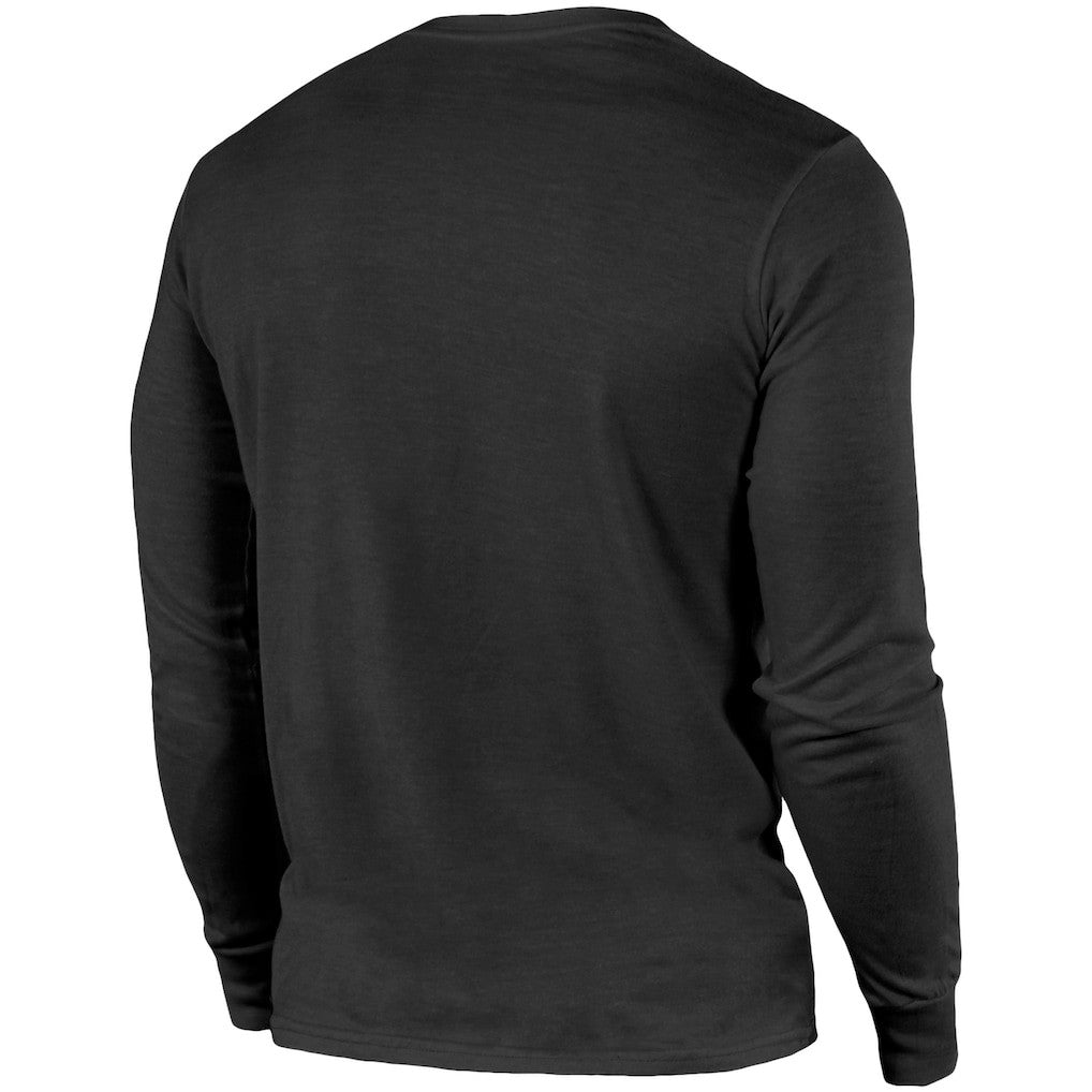 Las Vegas Raiders Majestic Threads Lockup Tri-Blend Long Sleeve T-Shirt | NFL Online