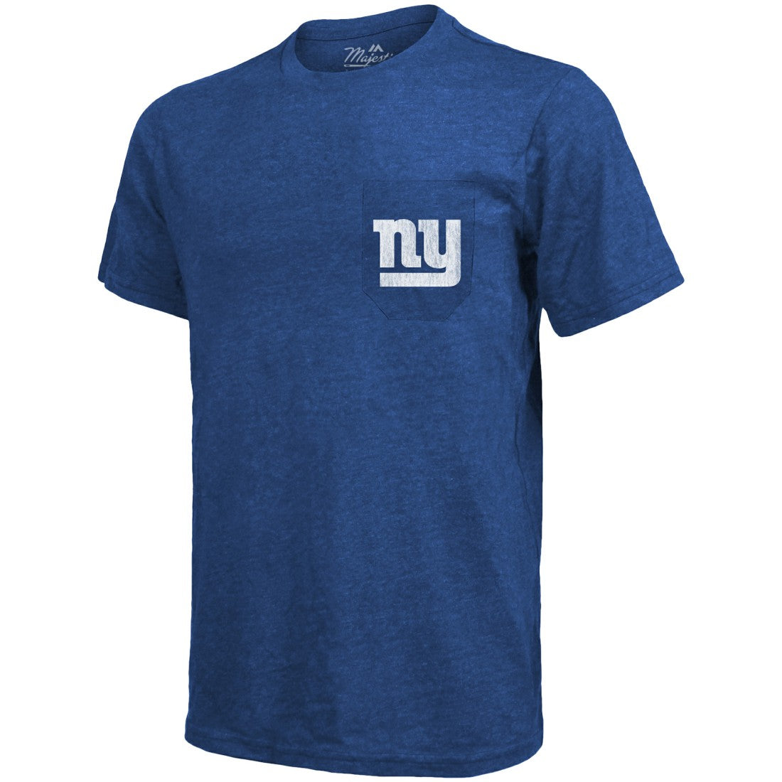 New York Giants Majestic Threads Tri-Blend Pocket T-Shirt | NFL Online