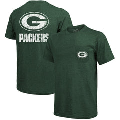 Green Bay Packers Majestic Threads Tri-Blend Pocket T-Shirt | NFL Outlet