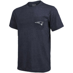 New England Patriots Majestic Threads Tri-Blend Pocket T-Shirt | NFL Online