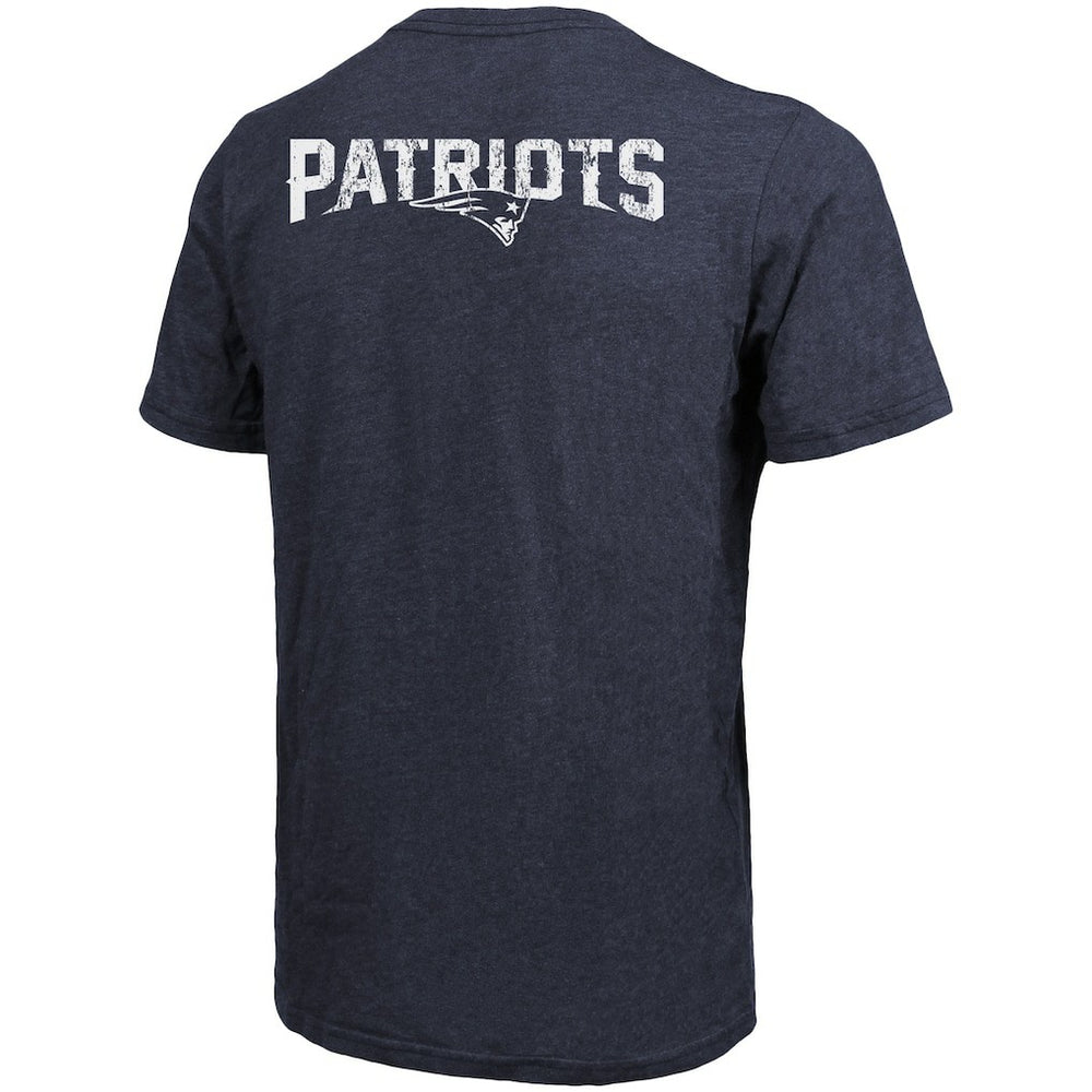 New England Patriots Majestic Threads Tri-Blend Pocket T-Shirt | NFL Online