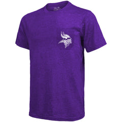 Minnesota Vikings Majestic Threads Tri-Blend Pocket T-Shirt | NFL Outlet