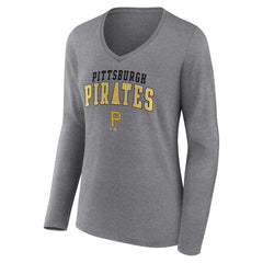 Pittsburgh Pirates Fanatics Women's Short & Long Sleeve T-Shirt Combo Pack - MLB T-shirts