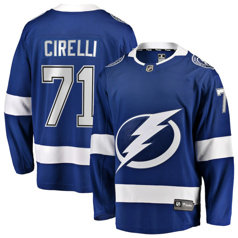 Anthony Cirelli Tampa Bay Lightning Fanatics Home Breakaway Player Jersey -  NHL Jerseys