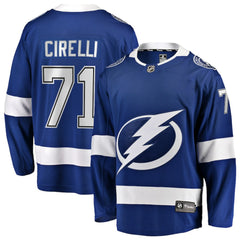 Anthony Cirelli Tampa Bay Lightning Fanatics Home Breakaway Player Jersey -  NHL Jerseys