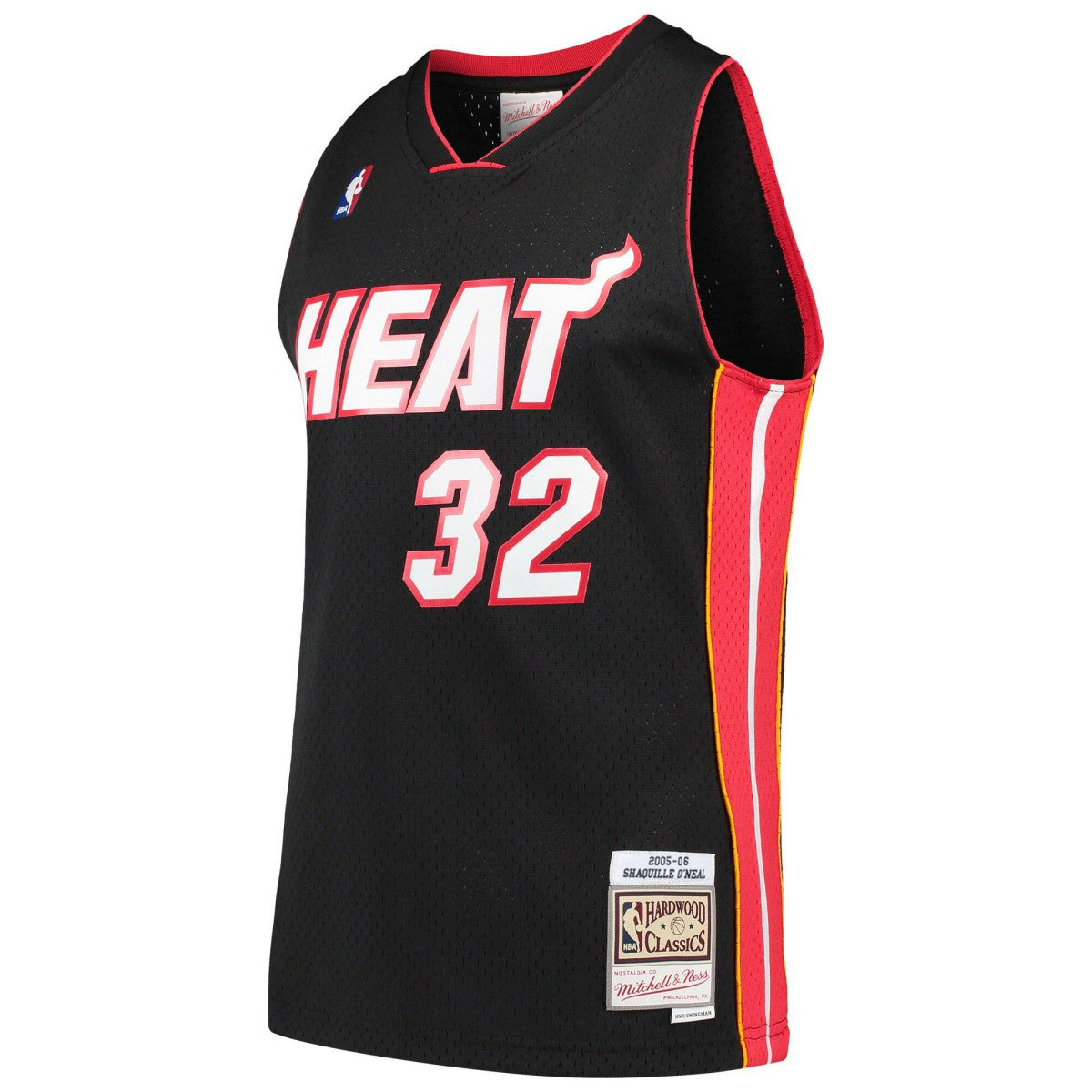 Black Shaquille O'Neal Miami Heat Hardwood Classics Swingman Jersey | NBA