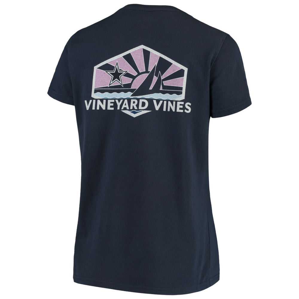 Dallas Cowboys Vineyard Vines Women's Sunset Sail T-Shirt | NFL Sale