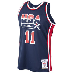Navy Karl Malone USA Basketball 1992 Dream Team Authentic Jersey | NBA