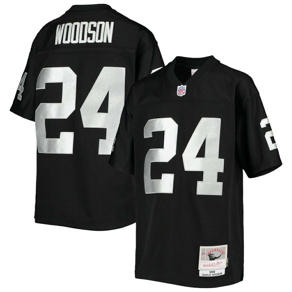 Las Vegas Raiders Charles Woodson  Youth 1998 Legacy Retired Player Jersey | NFL On sale