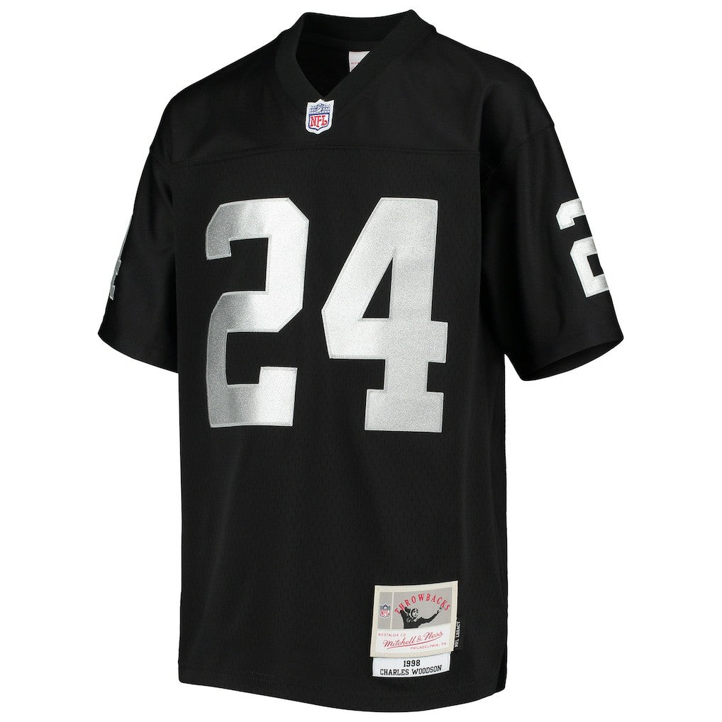 Las Vegas Raiders Charles Woodson  Youth 1998 Legacy Retired Player Jersey | NFL On sale