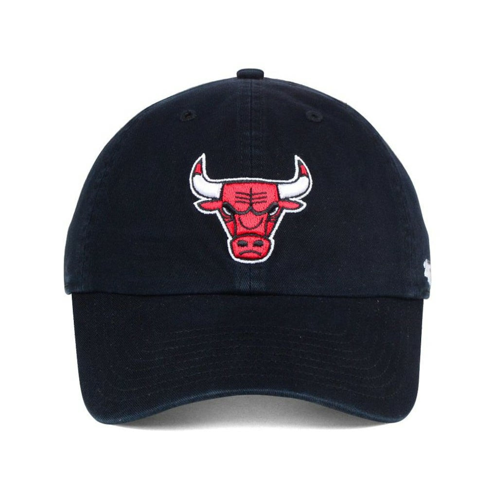 Black Chicago Bulls '47 Core Logo Clean Up Adjustable Hat | NBA