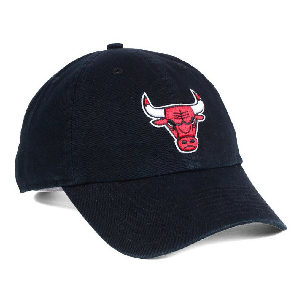 Black Chicago Bulls '47 Core Logo Clean Up Adjustable Hat | NBA