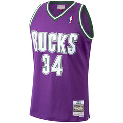 Purple Ray Allen Milwaukee Bucks 2000/01 Hardwood Classics Swingman Jersey | NBA