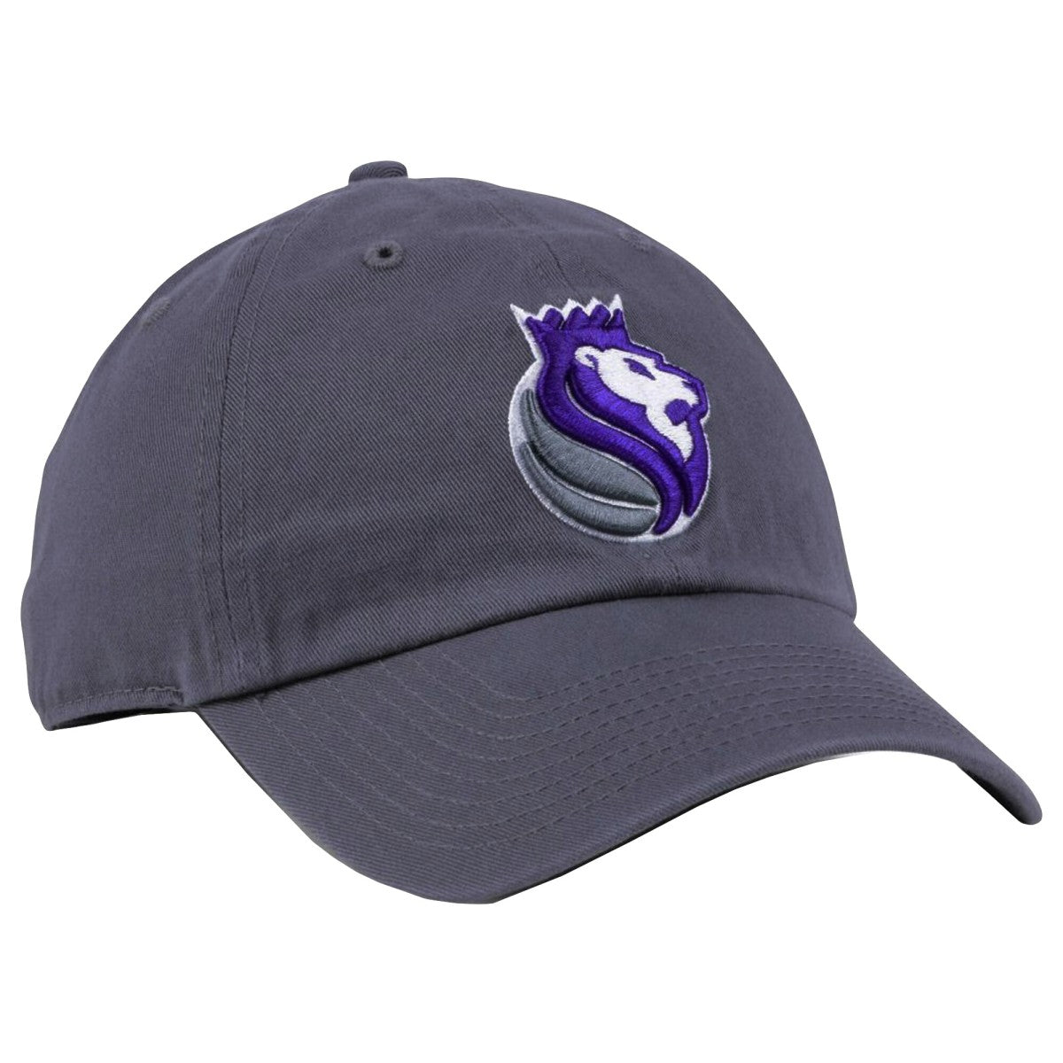 Gray Sacramento Kings '47 Core Logo Clean Up Adjustable Hat | NBA