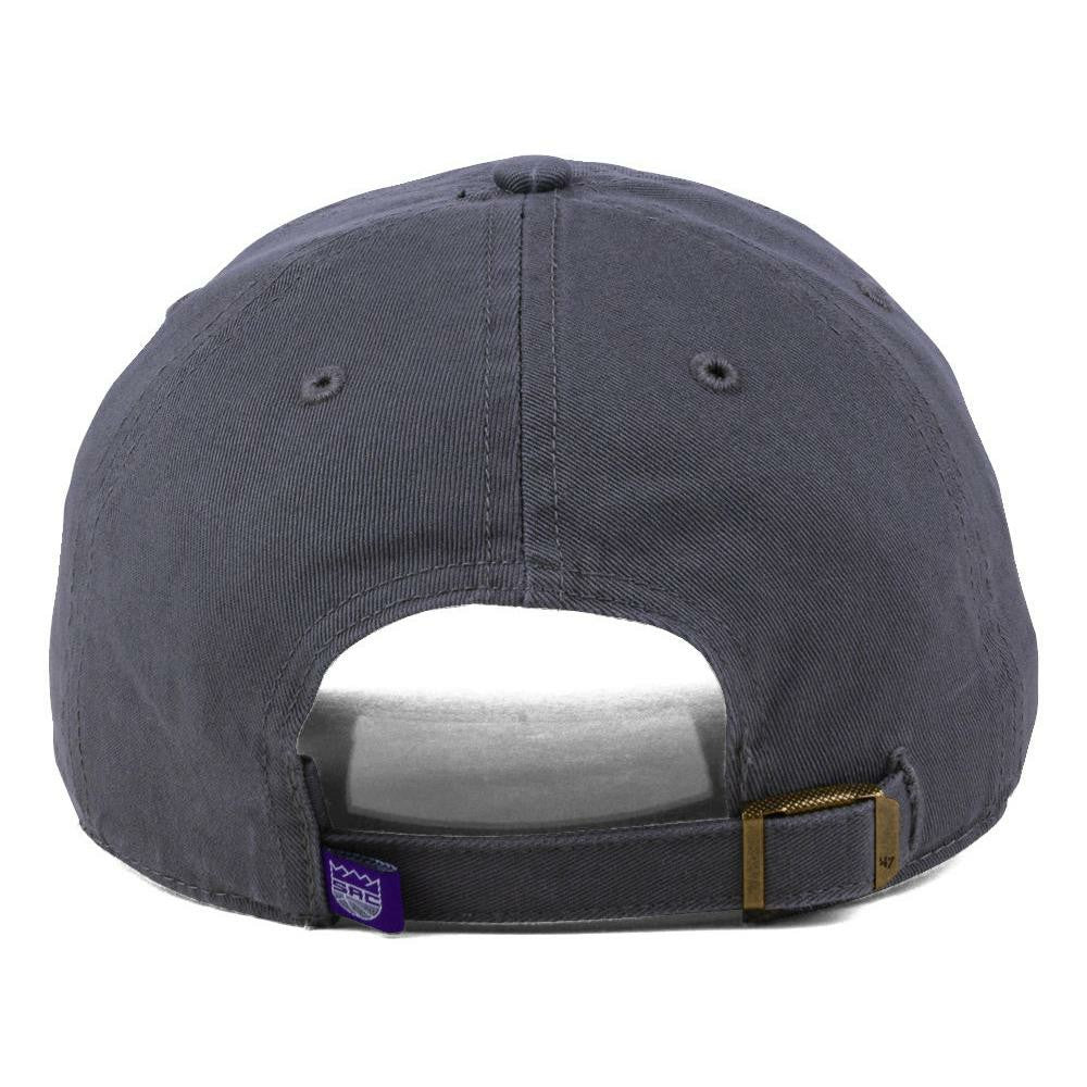 Gray Sacramento Kings '47 Core Logo Clean Up Adjustable Hat | NBA