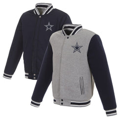 Dallas Cowboys JH Design Reversible Two Tone Fleece Jacket | NFL Sale