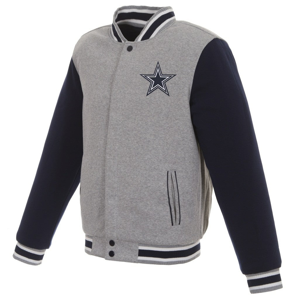 Dallas Cowboys JH Design Reversible Two Tone Fleece Jacket | NFL Sale
