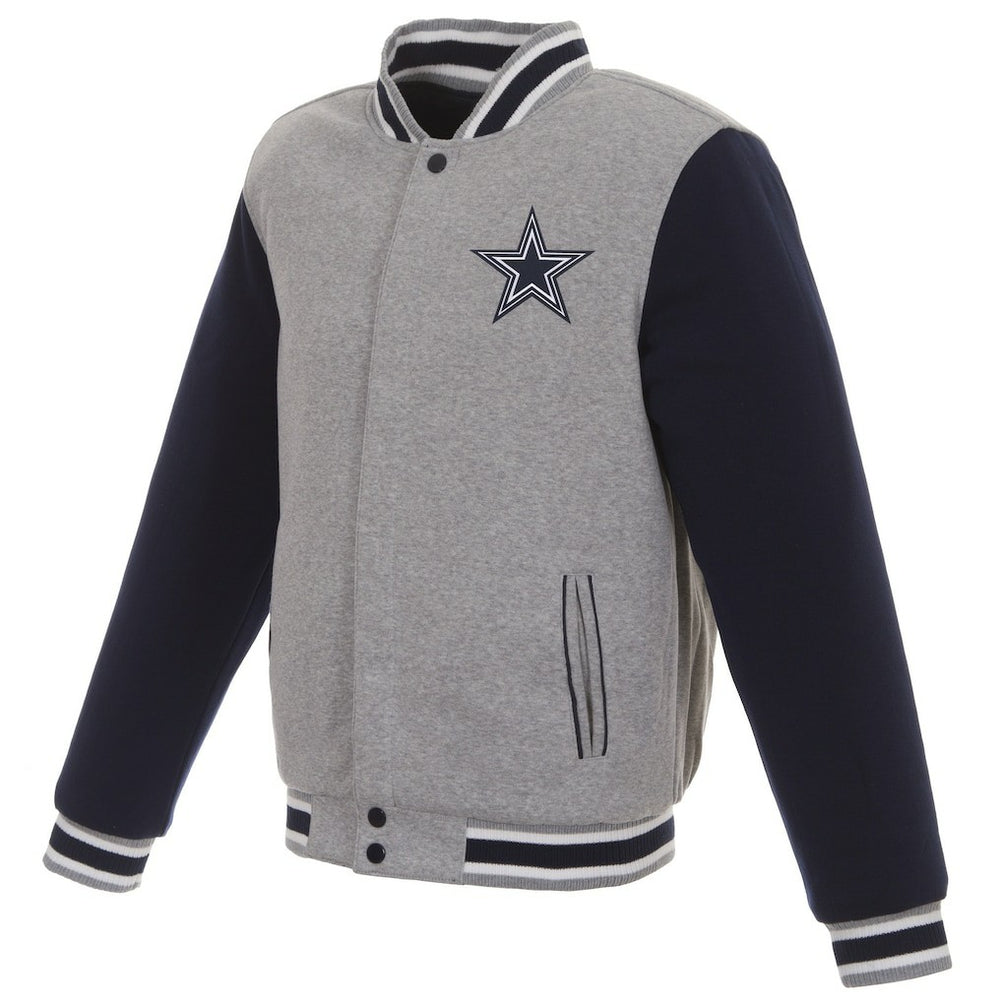 Dallas Cowboys JH Design Reversible Two Tone Fleece Jacket | NFL Sale
